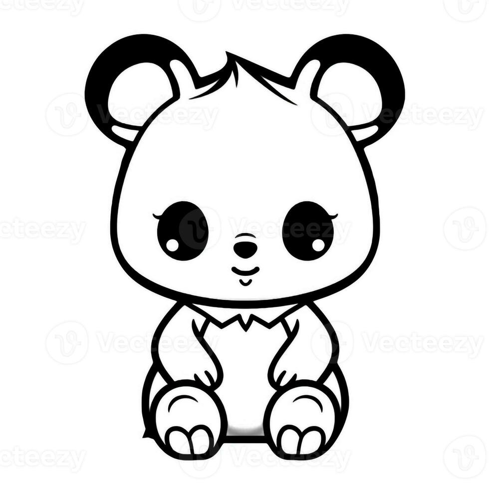 Kawaii Coloring Page photo