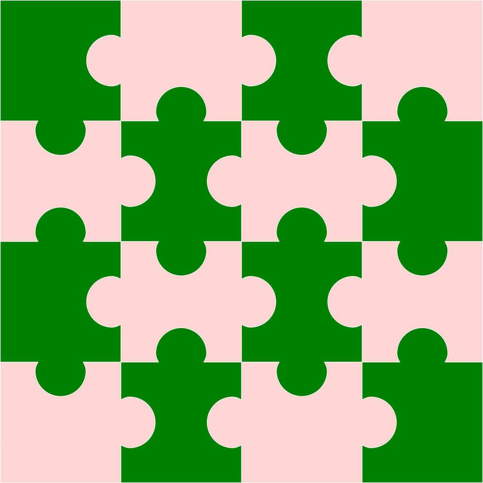 abstract background with puzzle pieces vector