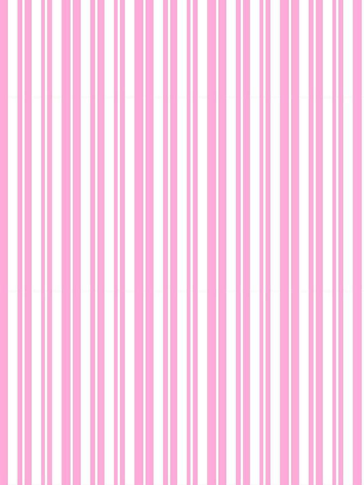 Seamless pattern of vertical stripes. Pink and white background. vector