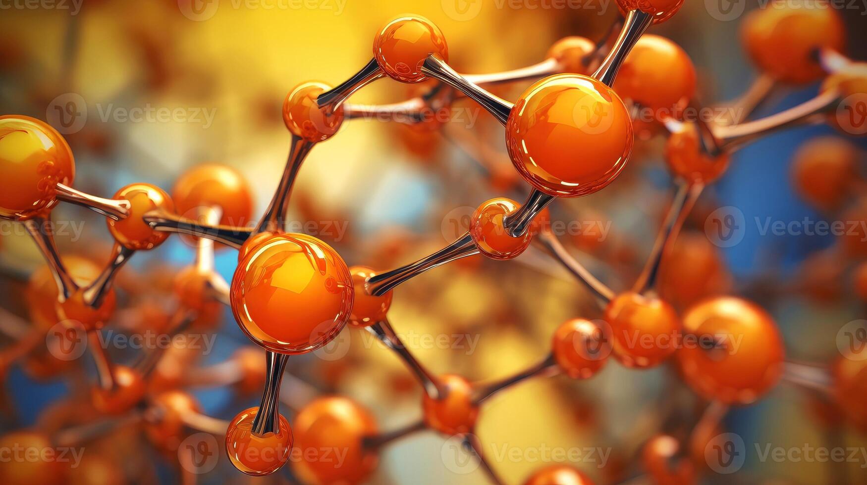 Medical studies of molecular structures. Science in the service of human. Technologies of the future in our life. molecule of medicine model, illustration photo
