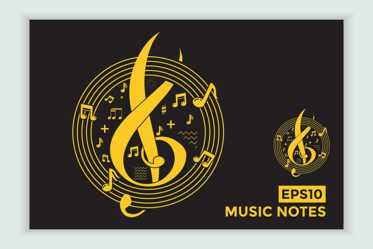 music scale or music note sign or symbol. musical scale icons element vector for banner material, background.