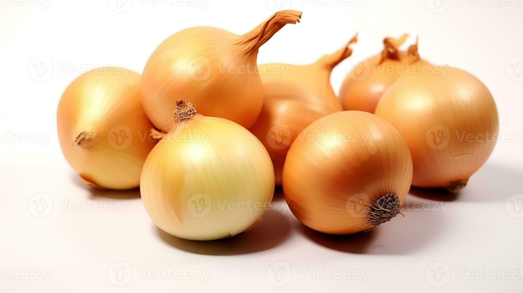 foto de cebollas aislado en blanco antecedentes