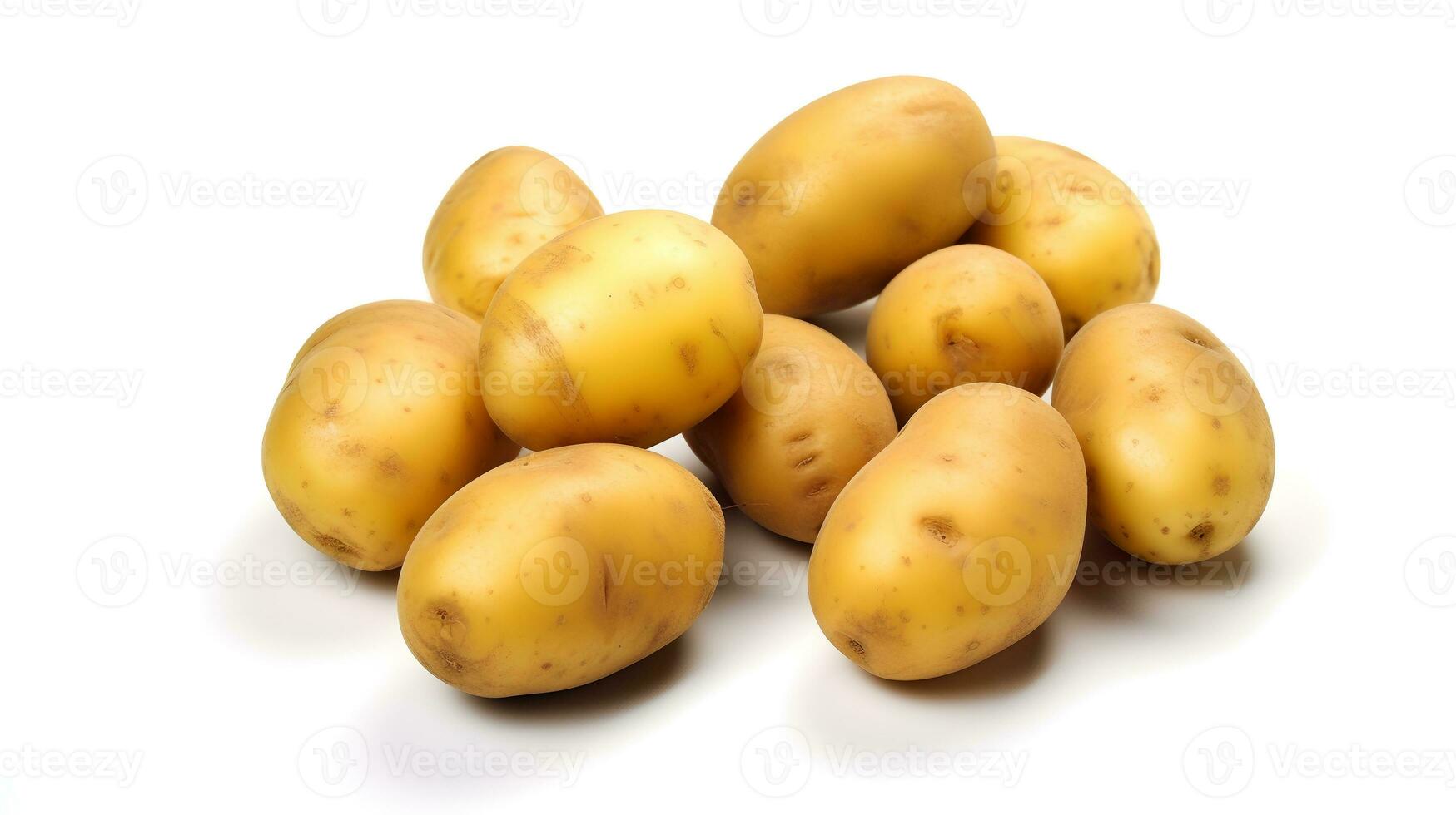 foto de patatas aislado en blanco antecedentes