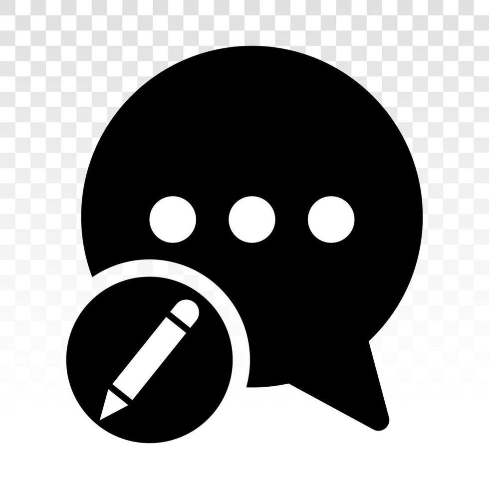 Compose message or writing new message vector