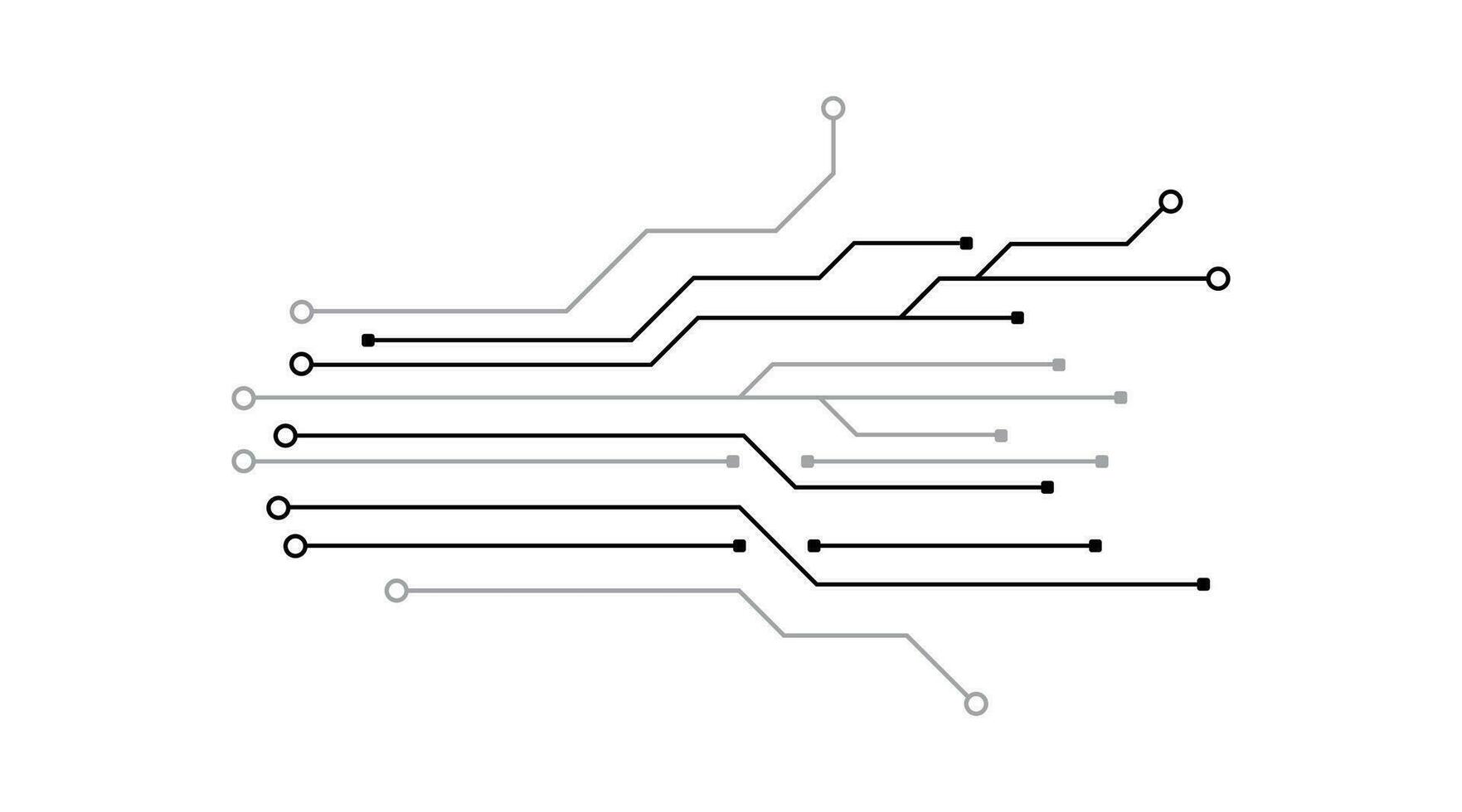 circuit board technology background. future electronics tech concept. movement. vector illustration element