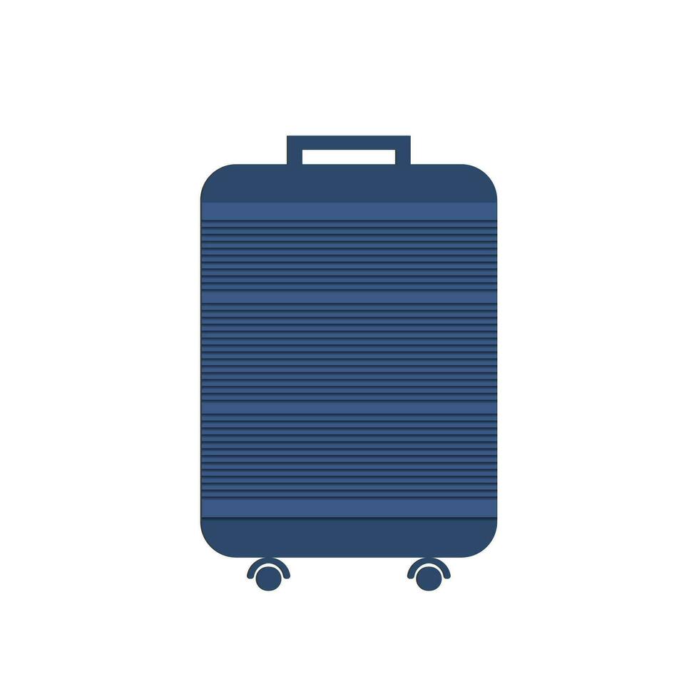 travel bag icon for the application or website. Suitcase shape. vector