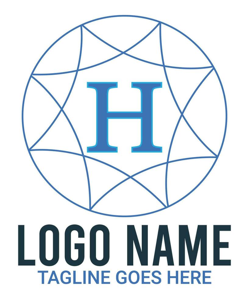 marca identidad corporativo y minimalista logo vector