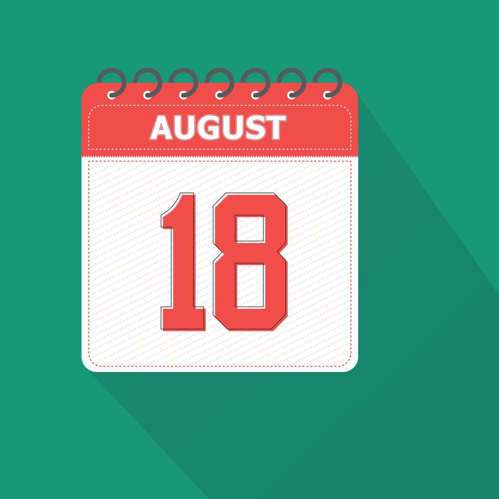 August 18 Calendar Daily Icon Date Month 26739882 Vector Art At Vecteezy august-18-calendar-daily-icon-date-month-26739882-vector-art-at-vecteezy