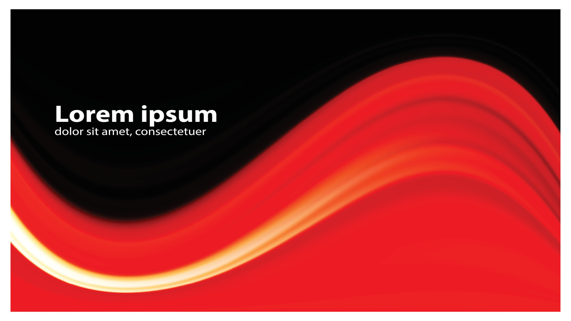 Abstract Redblack gradient background design with colorful line effect