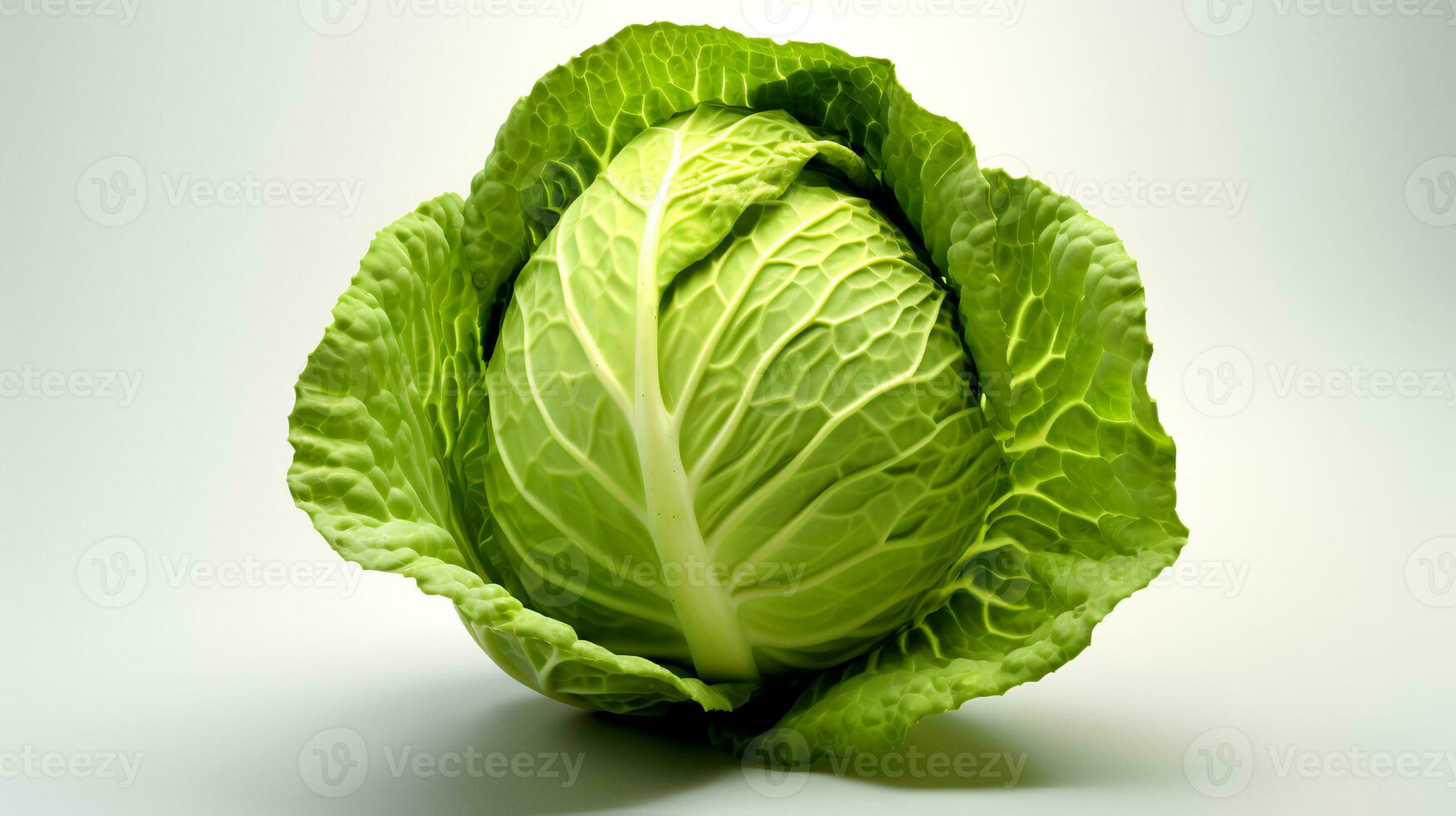 Photo of Cabbage isolated on white background