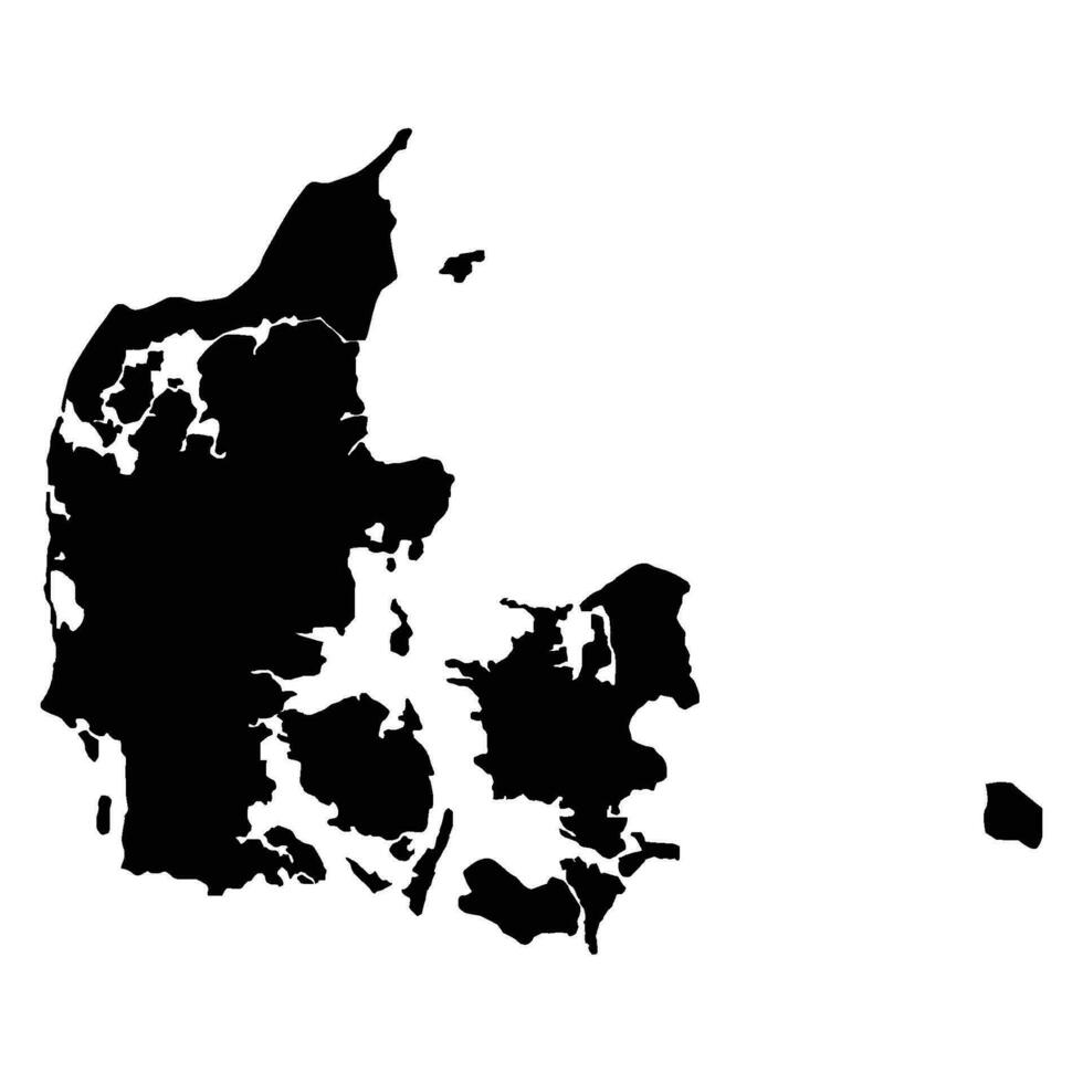 Dinamarca mapa icono antecedentes vector