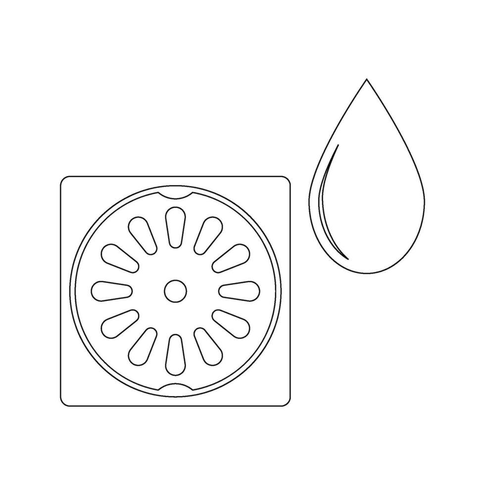 sewer icon vector