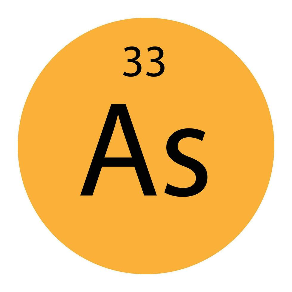 arsenic icon vector