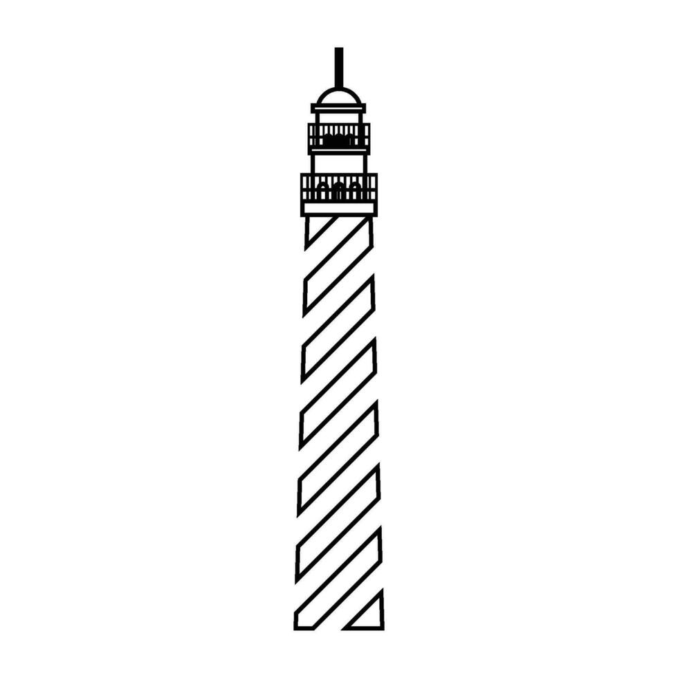 lighthouse icon vector