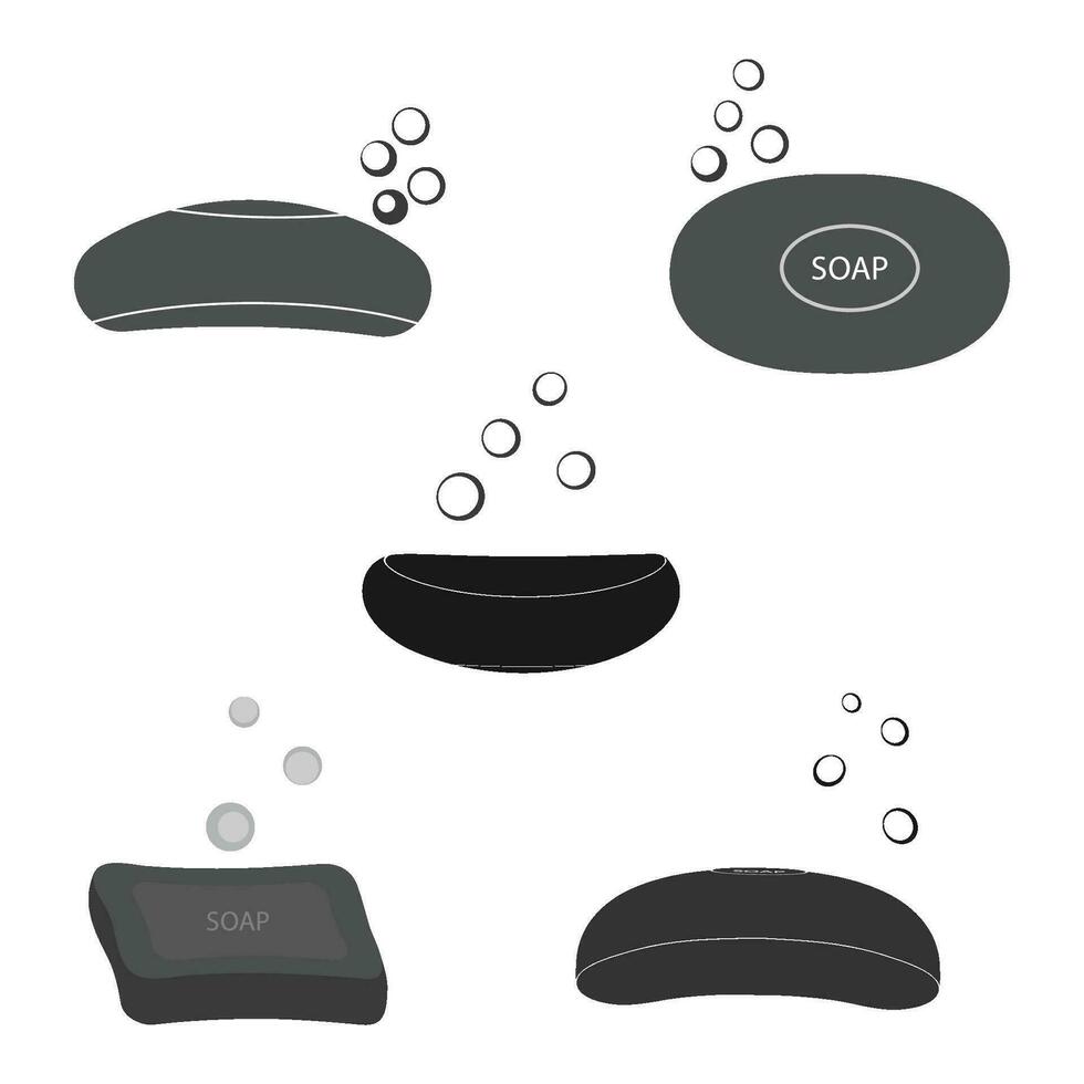 bar soap icon vector