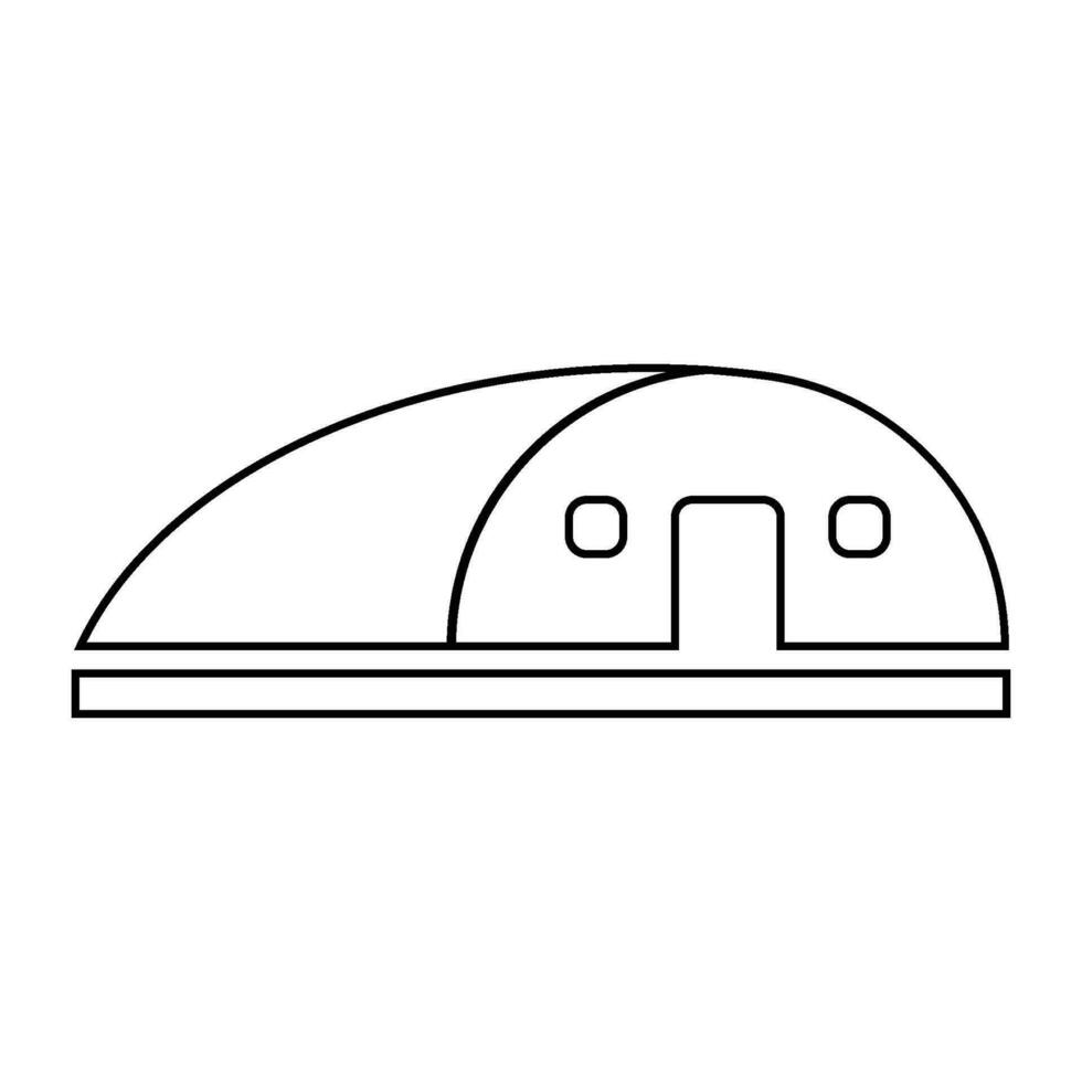 bunker icon vector