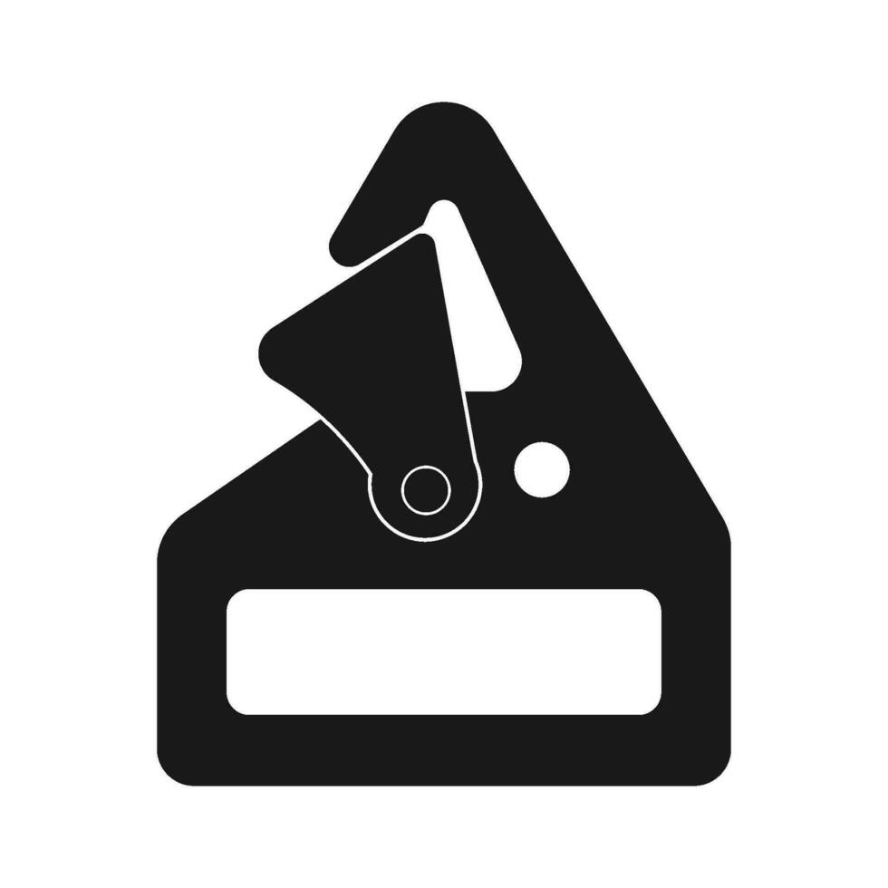 Mountain equipment Carabiner icon vector