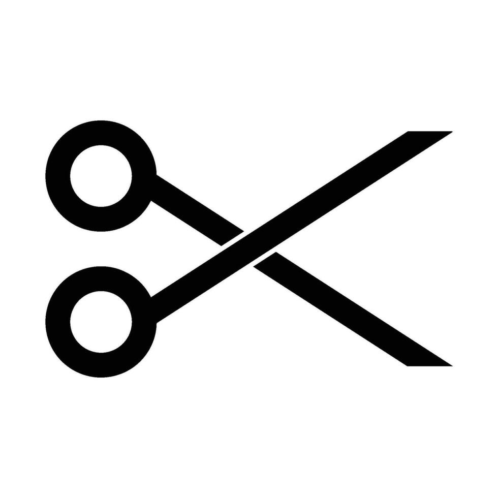 cutting scissors icon vector