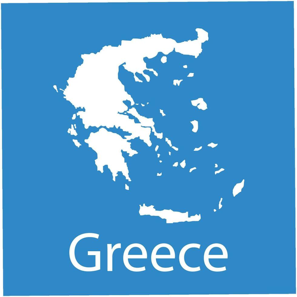 Grecia mapa antecedentes vector