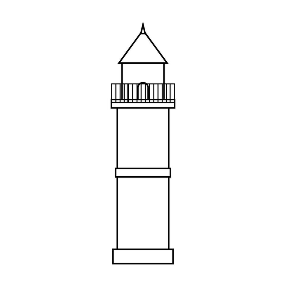 lighthouse icon vector