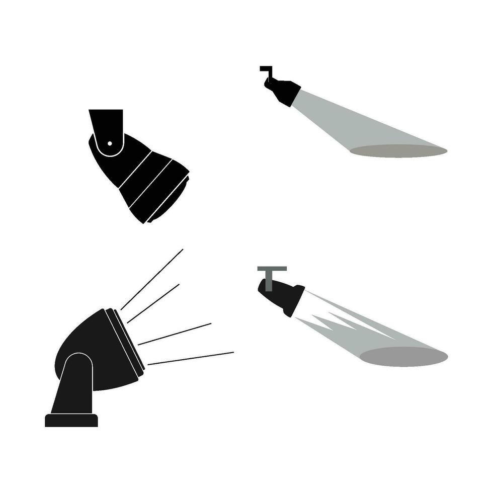Spotlight icon vector illustration