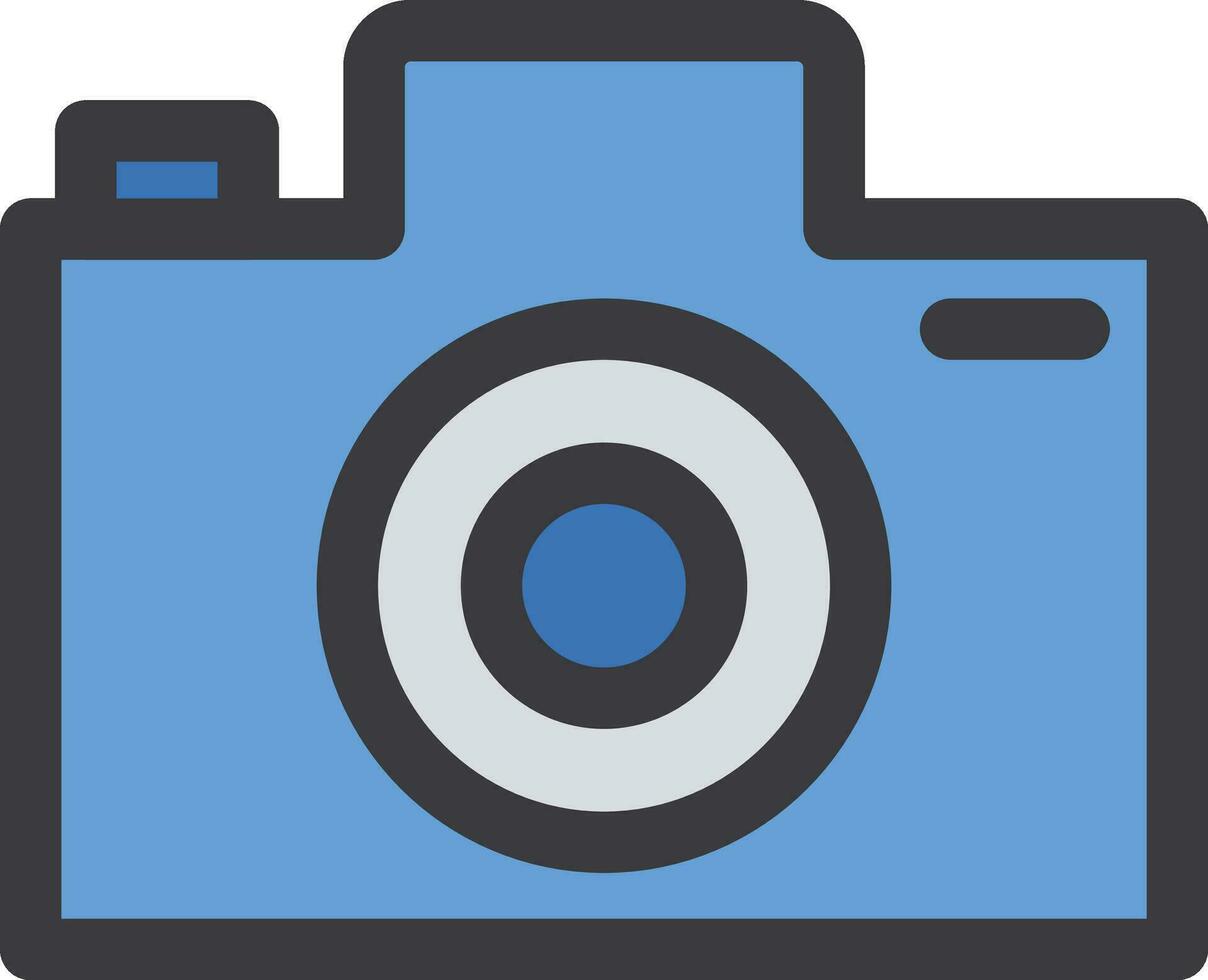 camera flat icons vector