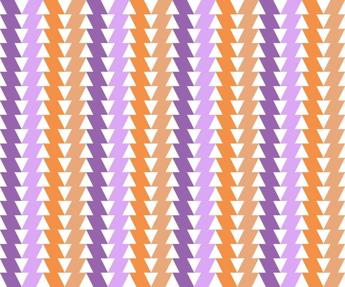 Rhombus geometric pattern, purple and orange illustration background, simple pattern vector