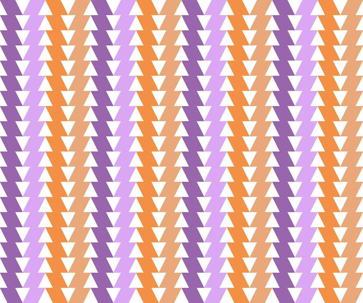 Rhombus geometric pattern, purple and orange illustration background, simple pattern vector