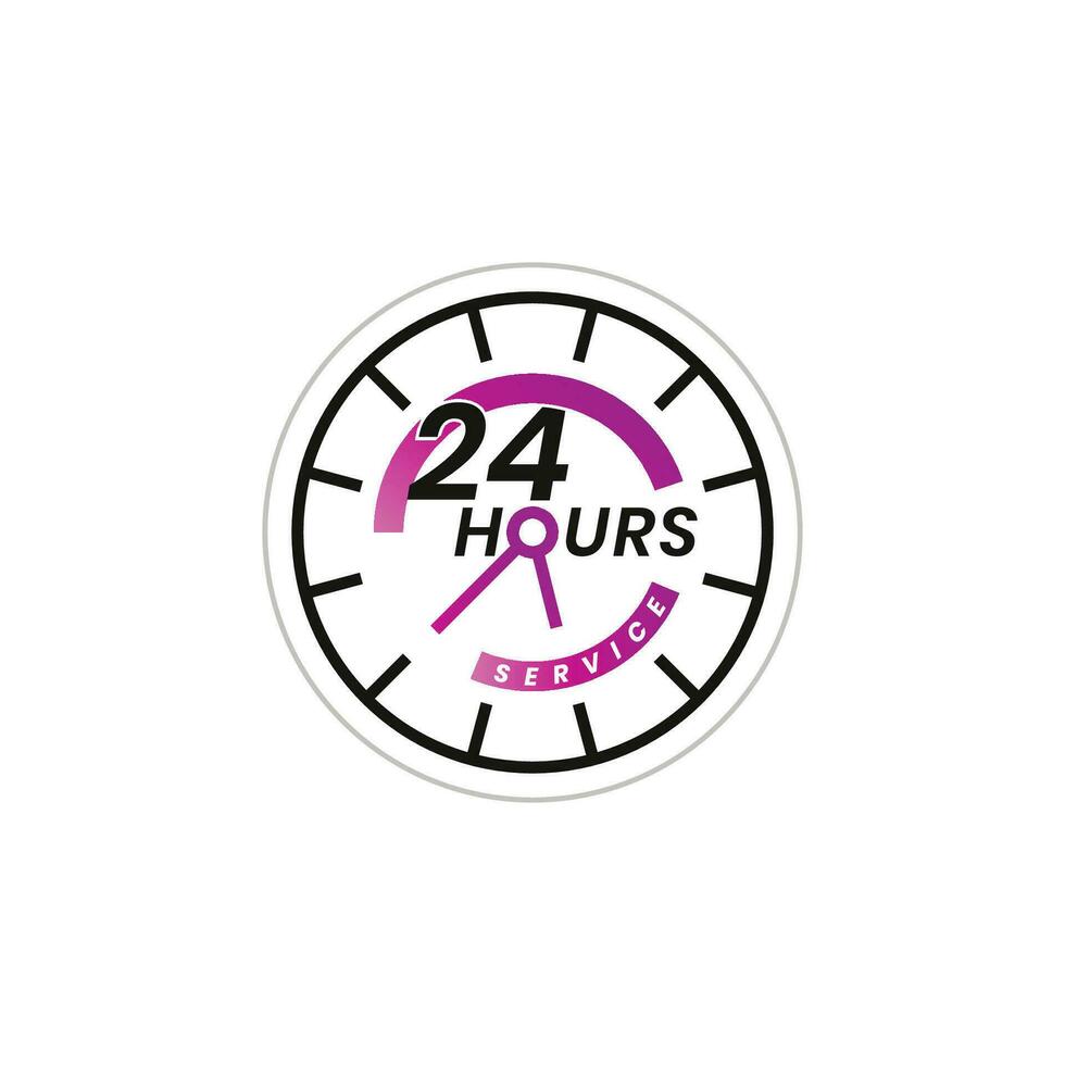 24 hours service vector