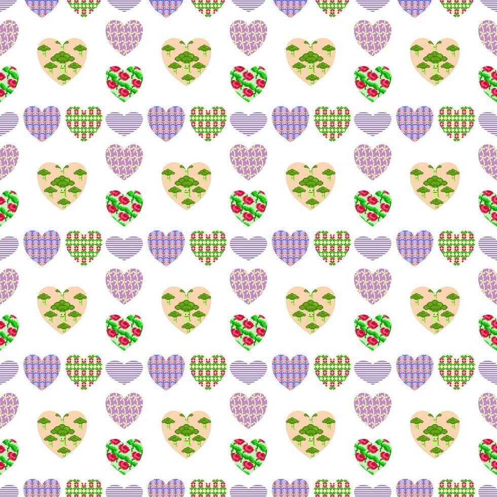 seamless   pattern, Love concept. Design for wrapping paper, fabric  pattern, background, card, coupons, banner, Used to decorate the festival vector