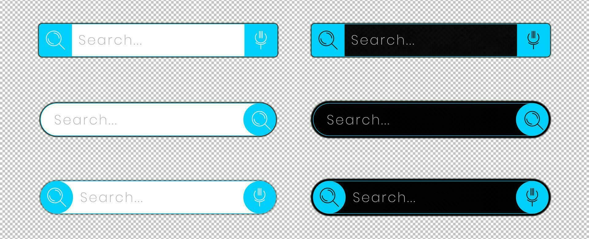 web search bar design for the application interface or website. vector element illustration