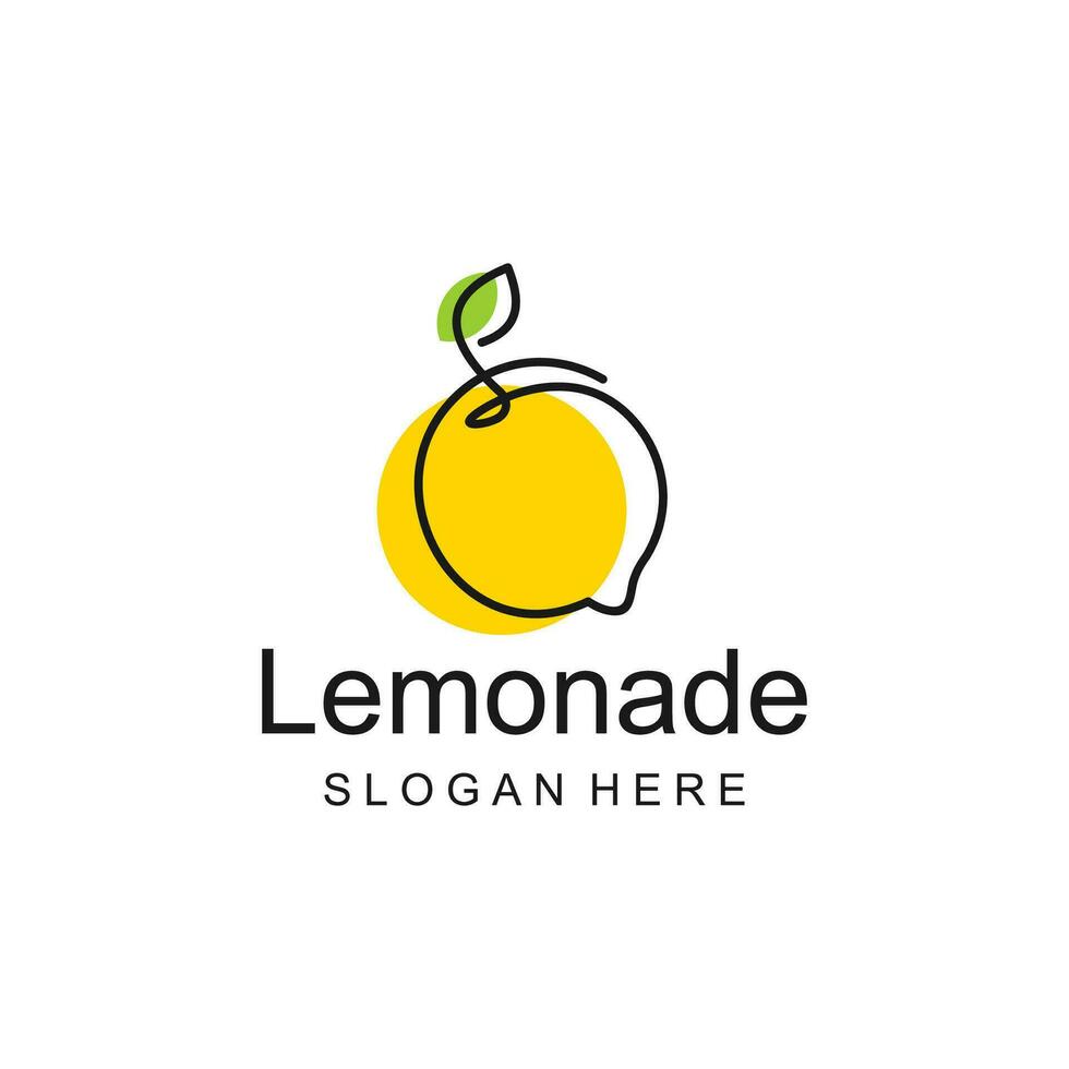 lemon logo design vector template illustration