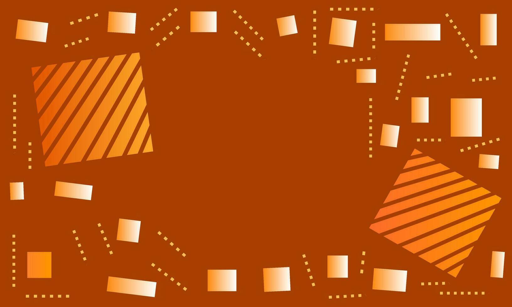 orange abstract background illustration, with gradient square pattern. vector