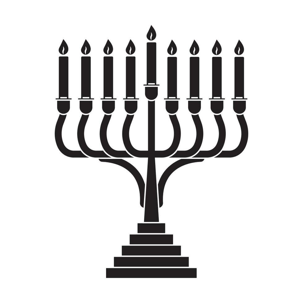 candle holder icon with burning candle for app or website vector