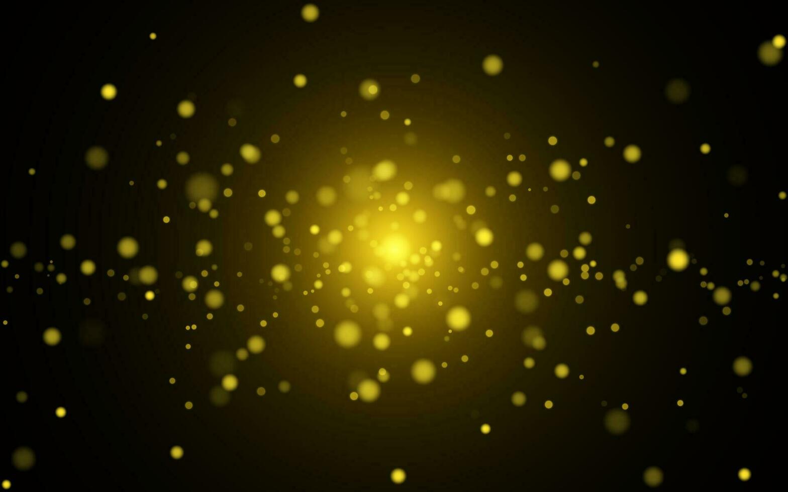 Golden luxury bokeh soft light abstract backgrounds, Vector eps 10 illustration bokeh particles, Backgrounds decoration