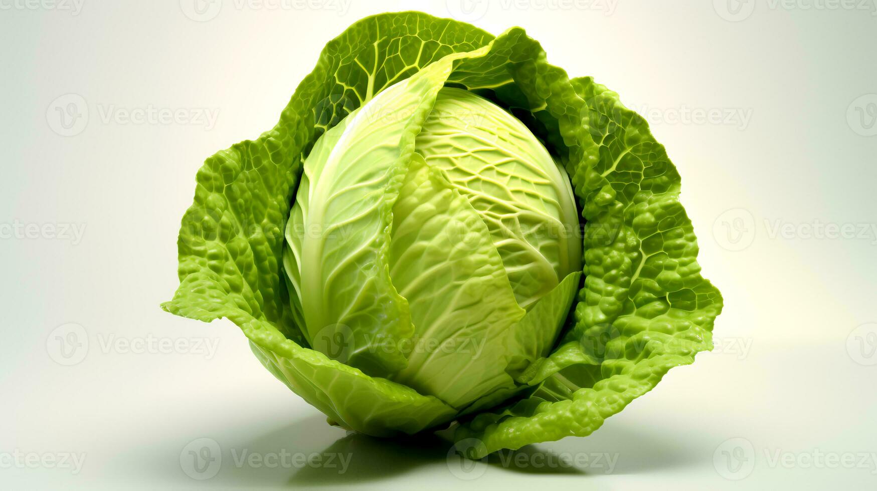 Photo of Cabbage isolated on white background