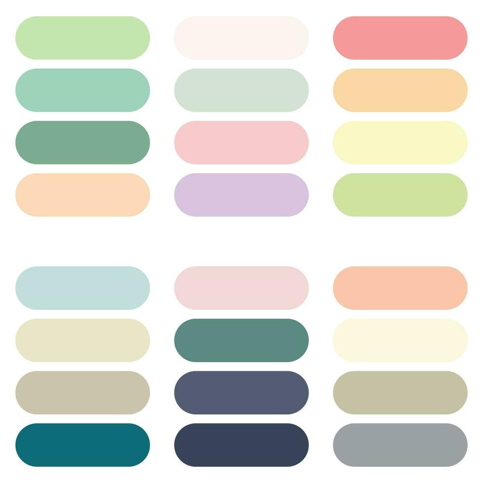 Abstract Colored Palette Guide. Pastel color set. RGB color. 26743494