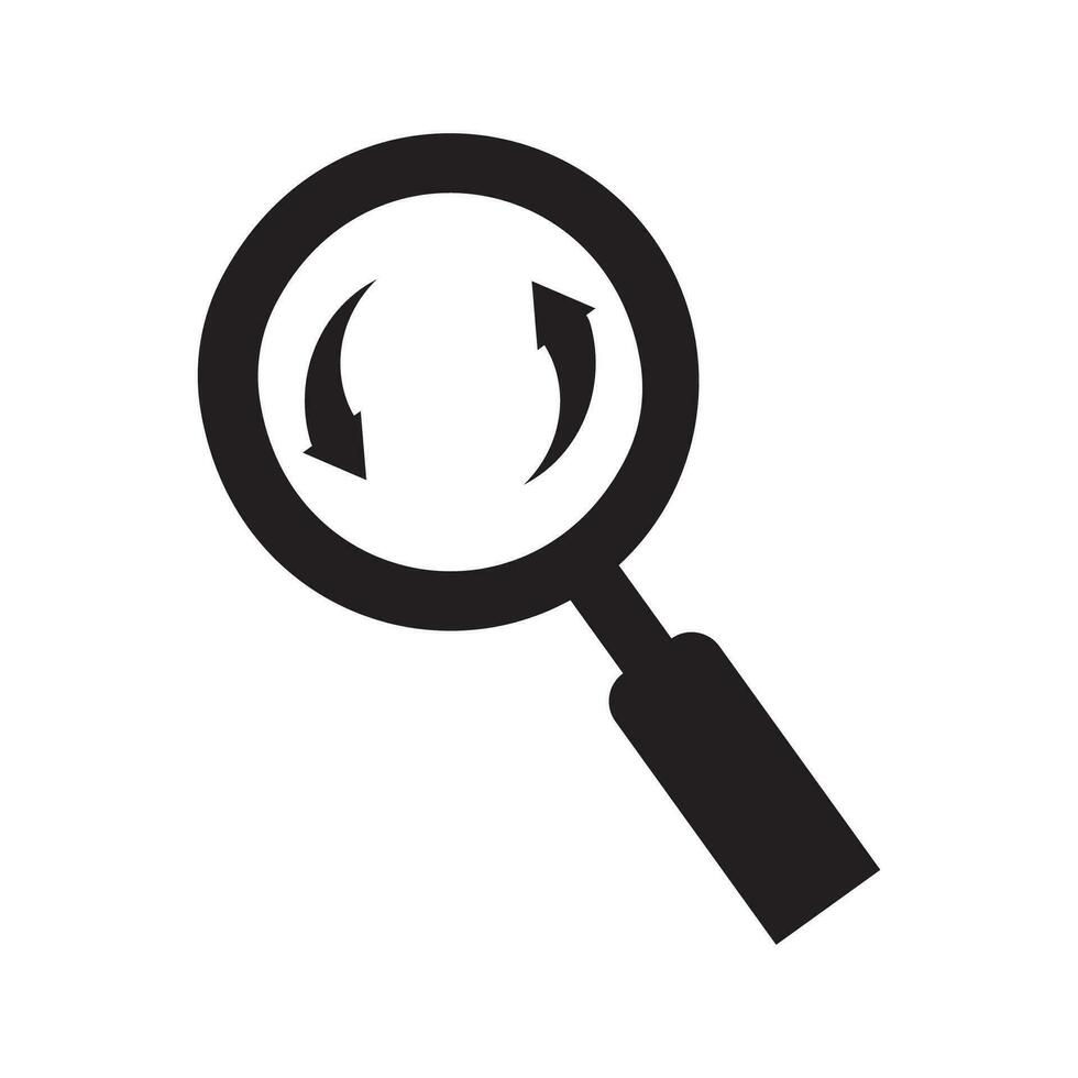 Search icon on a white background vector