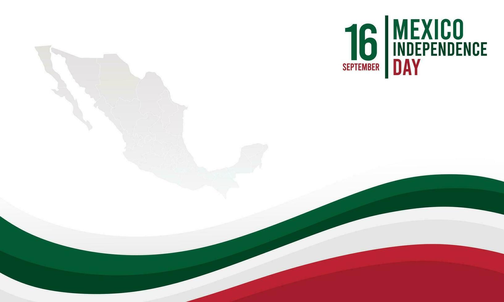 Mexico independence day vector background
