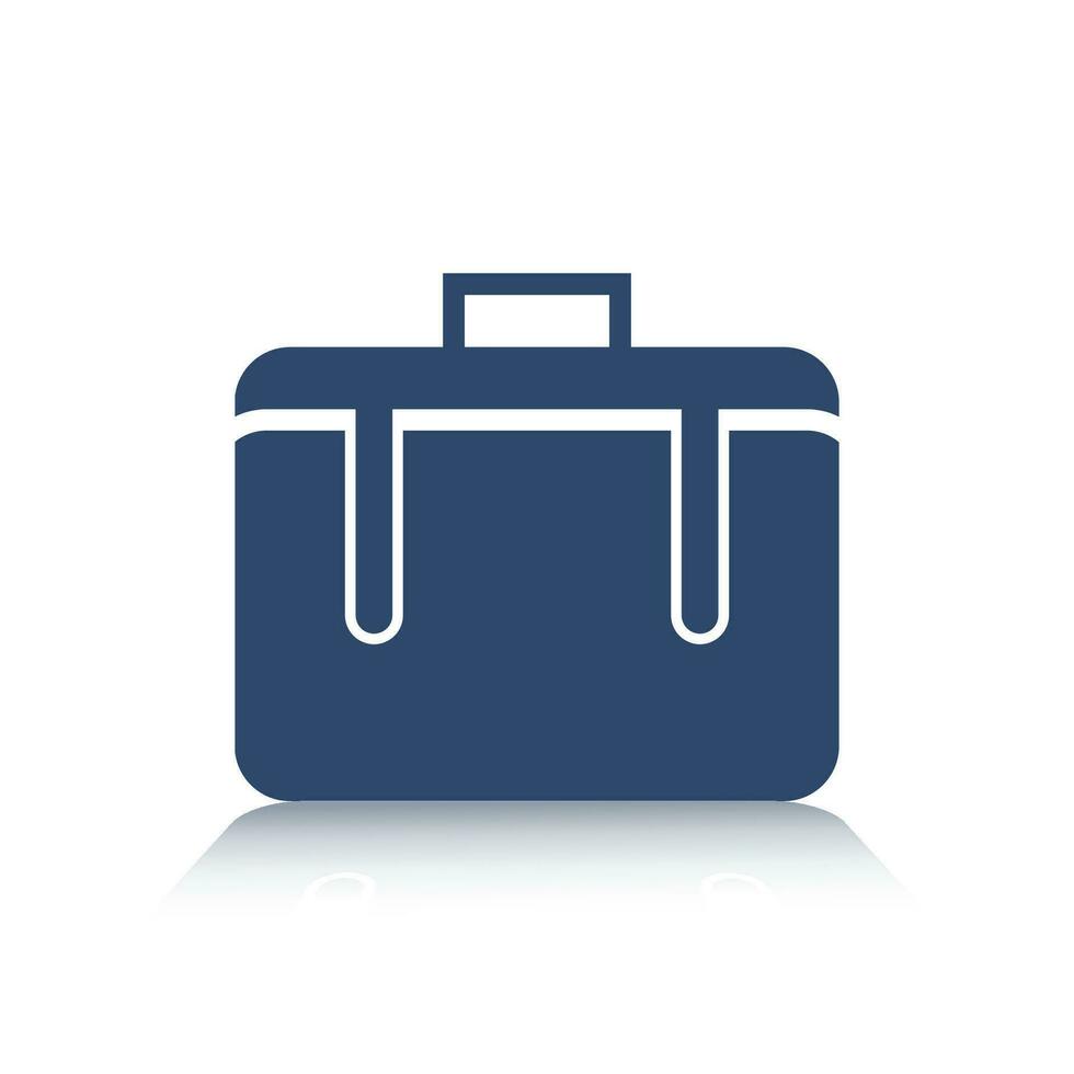 Suitcase icon for the application or website vector