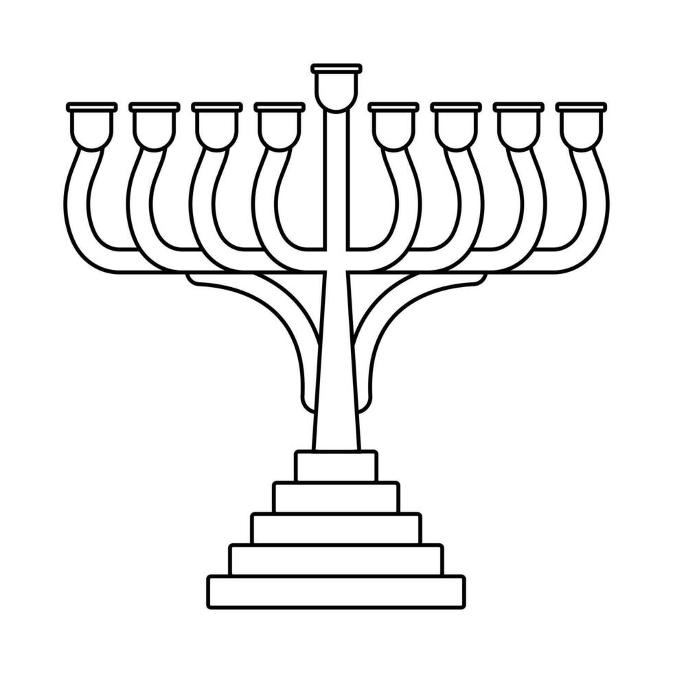 candle holder icon for apps or websites vector