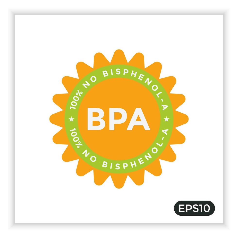 100 por ciento bpa gratis vector