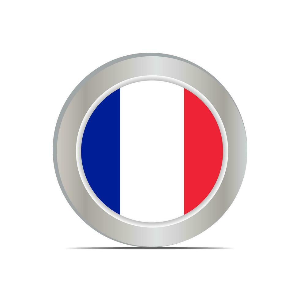 The national flag of French Guiana is isolated in official colors. vector