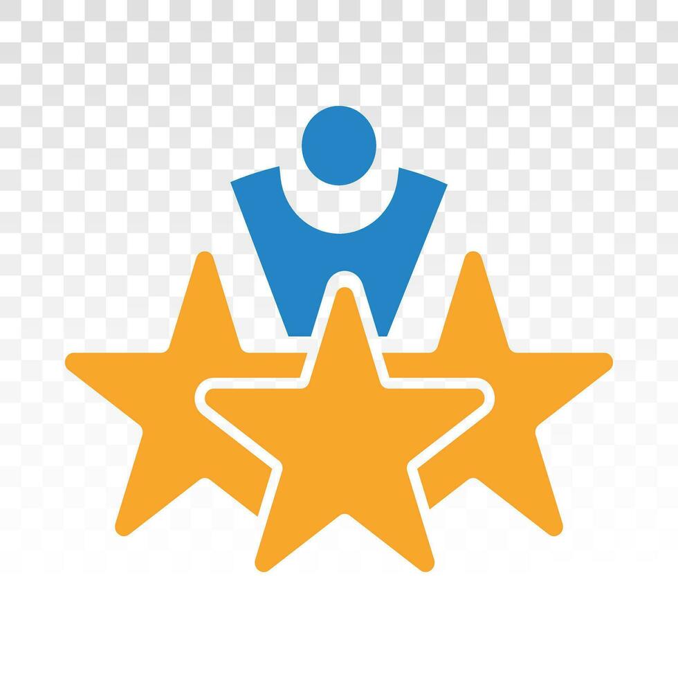 Work experience icon for apps or website vector