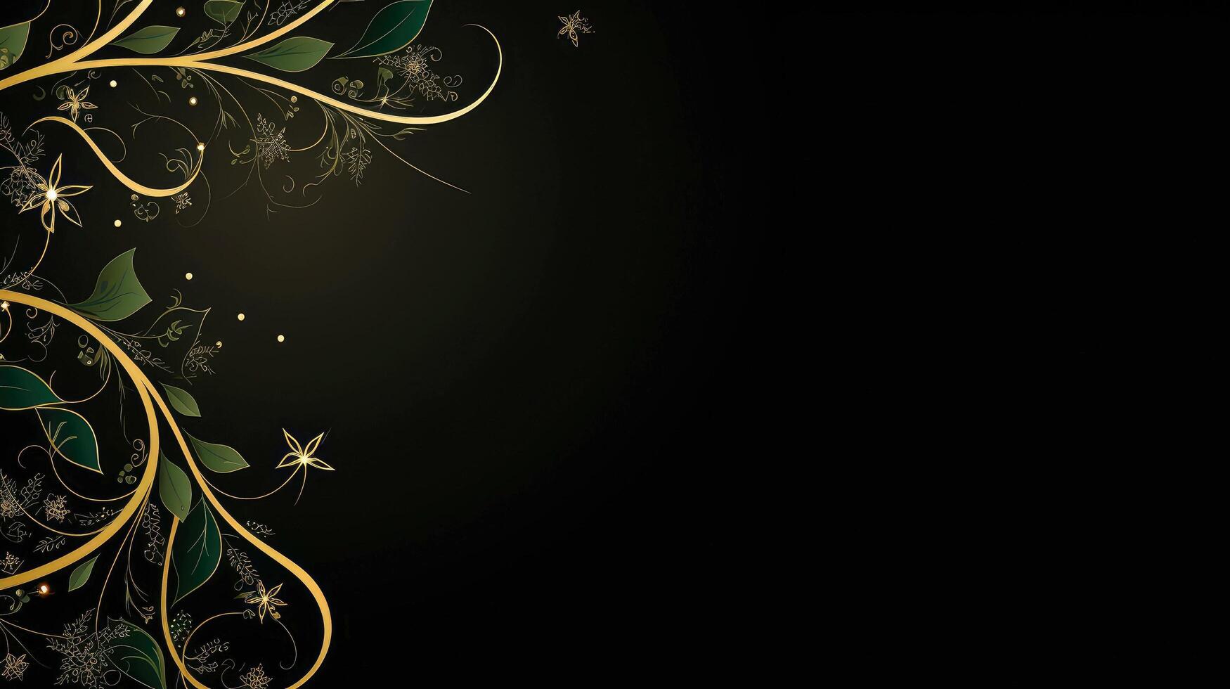 Christmas border frame card template with dark background, concept with festive ornaments.composition with copy-space, illustration photo