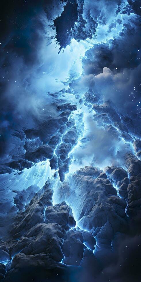 Thunder, Boca Thunder background. Generative AI photo