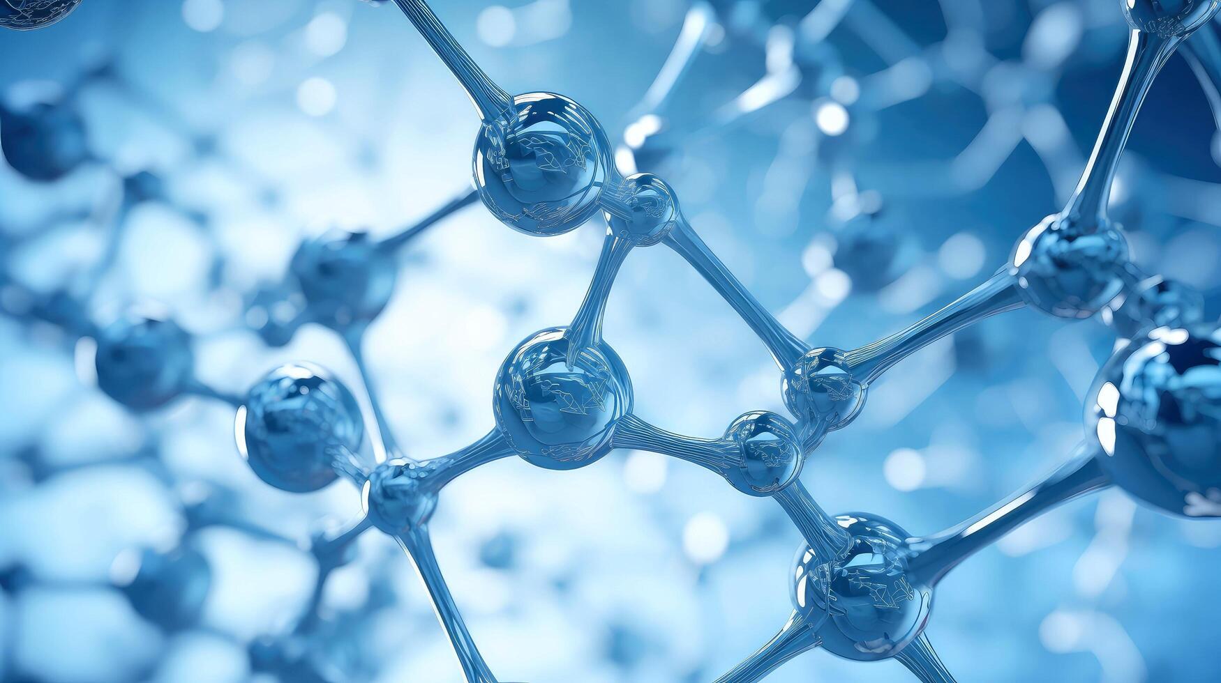 Medical studies of molecular structures. Science in the service of human. Technologies of the future in our life. molecule of medicine model, illustration photo