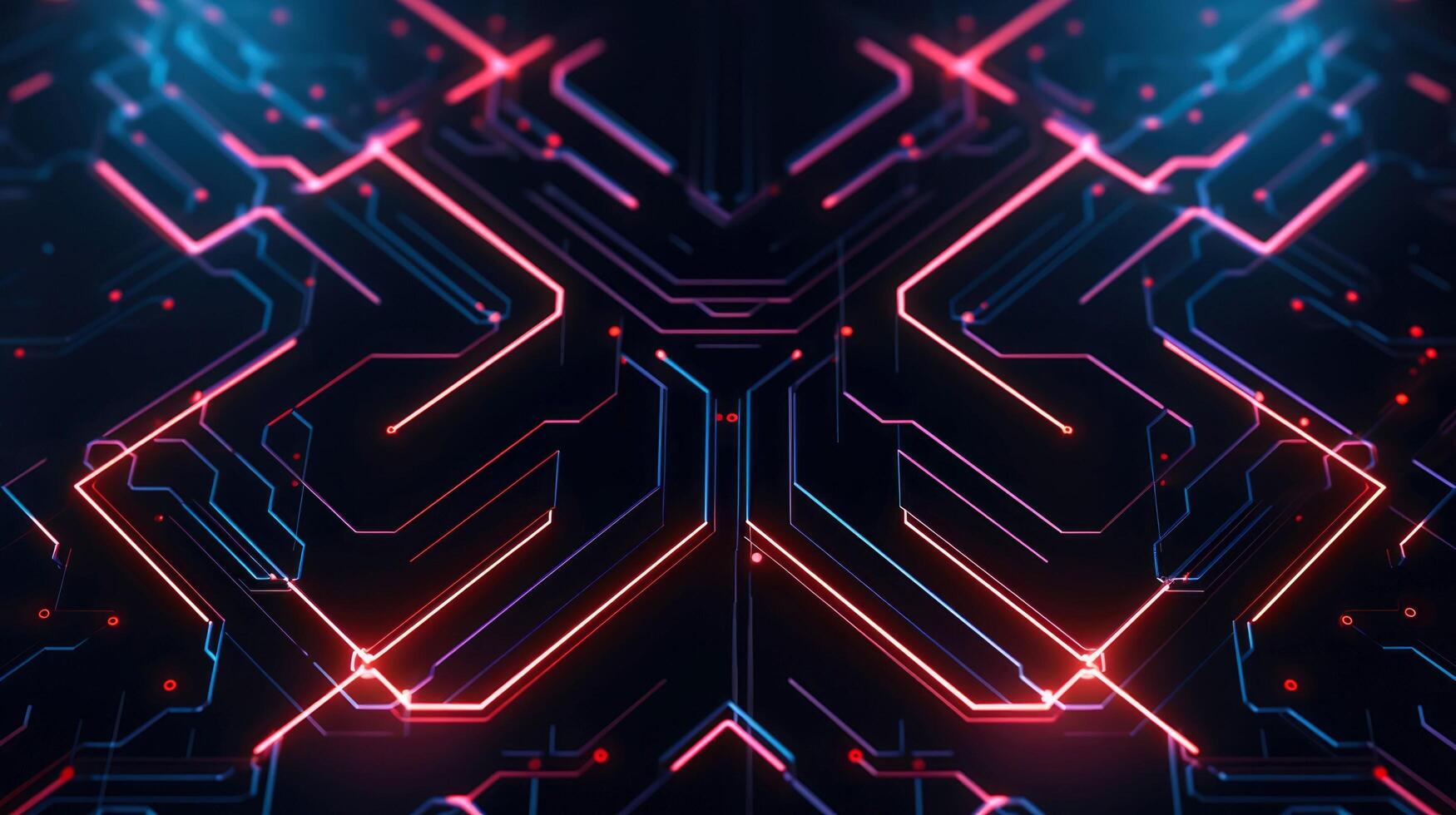 Close-up of circuit board. Electronic computer hardware technology. Motherboard digital chip. blurred concept, illustration photo