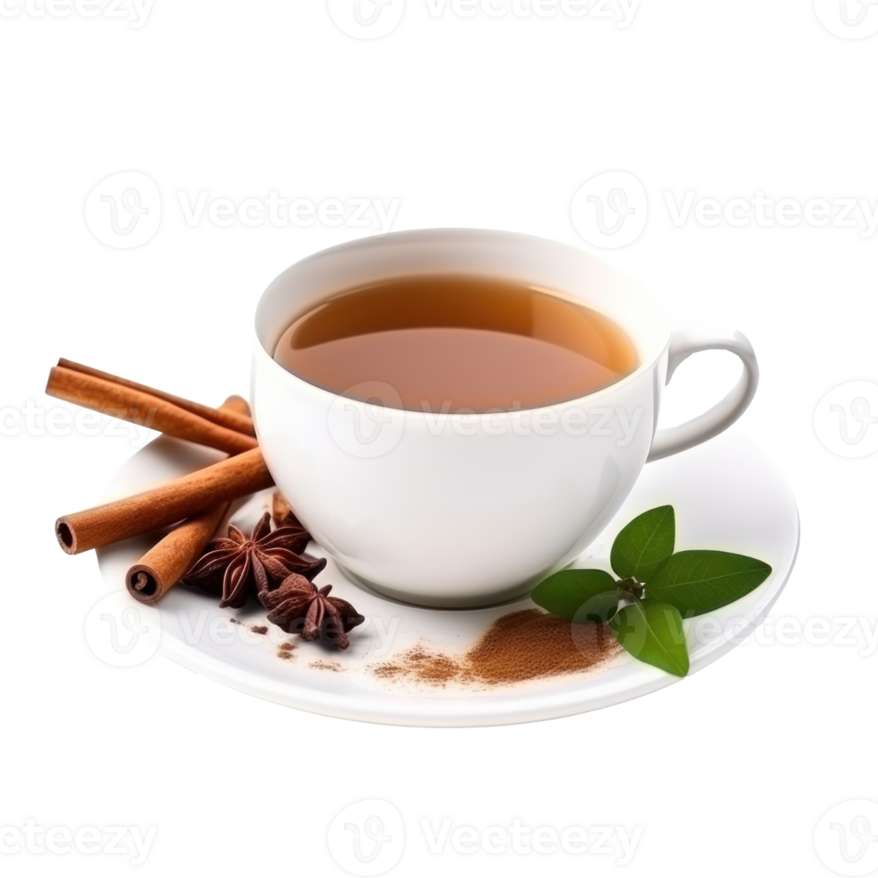 Hot tea cup isolated png