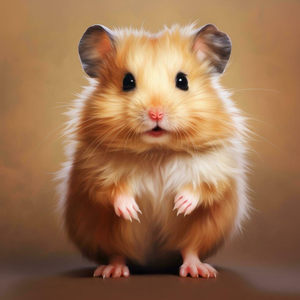 Cute little hamster photo